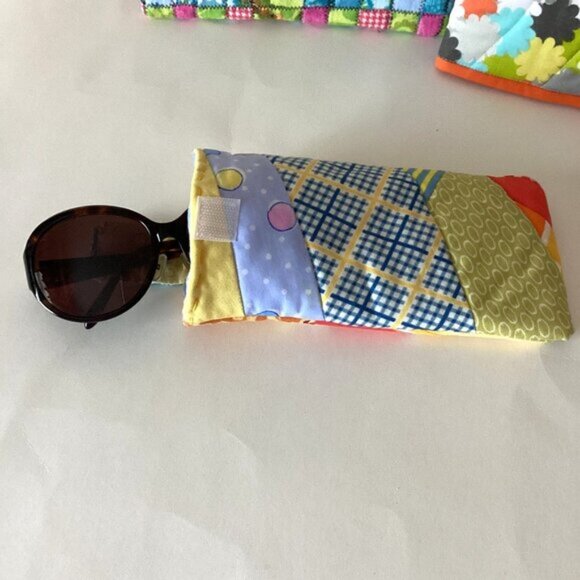 Handmade Makeup Cosmetic Bag Sunglass Case Curling Iron Bag Holder Vacation - Picture 5 of 9